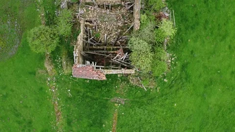 Rural abandonment Vídeos de archivo 195331026