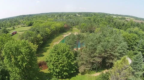 Rural aerial scenery Stock Footage 44753545