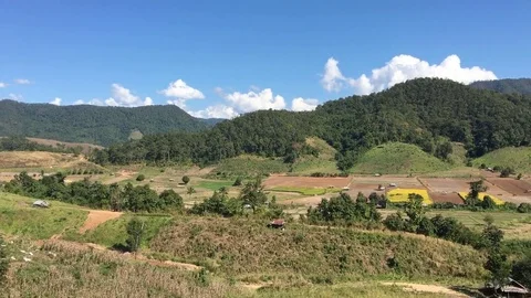 Rural and mountain 스톡 동영상 72800830