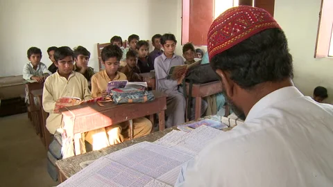 Rural area school Stock Footage 202127007