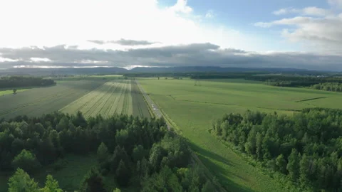 Rural arial view Stock Footage 245382729
