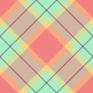 Rural background seamless texture, mosaic plaid check vector. Worn textile .. Stockillustratie