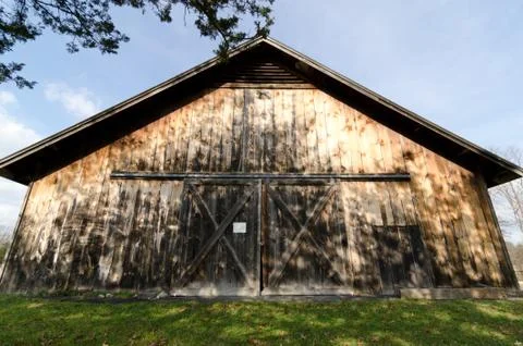 Rural Barn Front Stock Photos