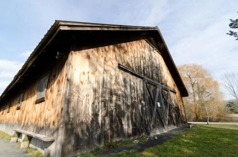 Rural Barn Side Stock Photos