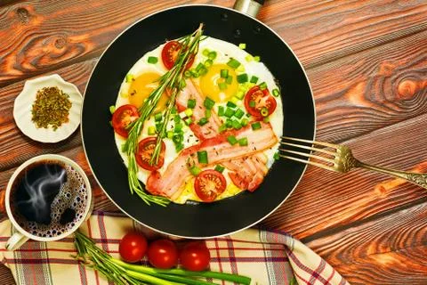 Rural breakfast concept Stock Photos
