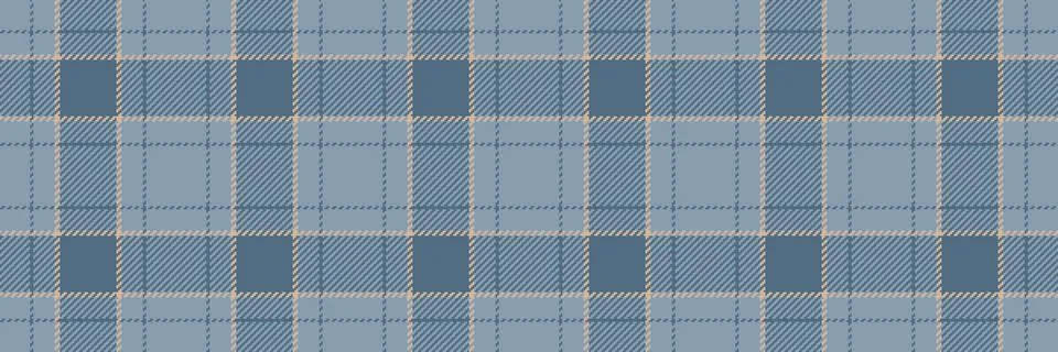Rural check vector textile, selection seamless tartan texture. Style fabric.. Illustrazione stock