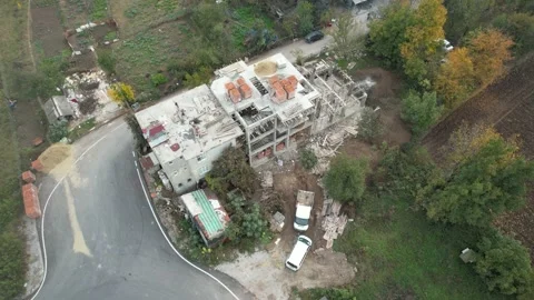 Rural construction site Video stock 224111788