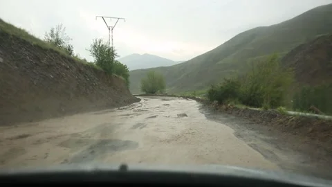 Rural dilapidated road 19 Video stock 317340708