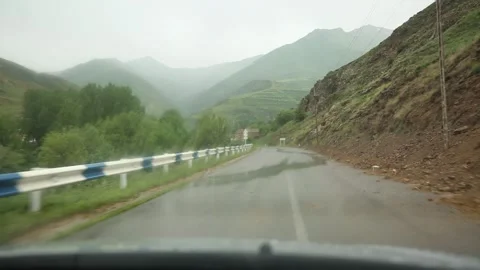 Rural dilapidated road 34 Video stock 317341103