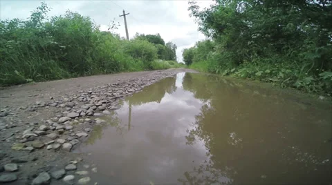 Rural dirt road Stock Footage 39466357