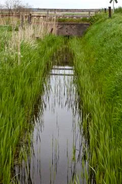Rural Drainage System Stock Photos