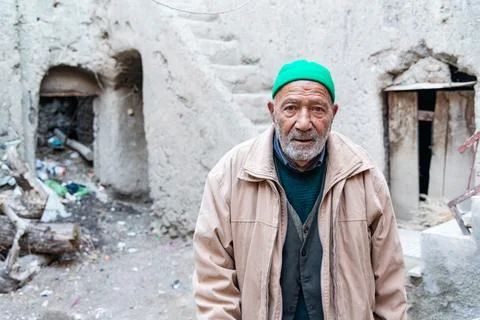Rural Elderly Man Foto stock