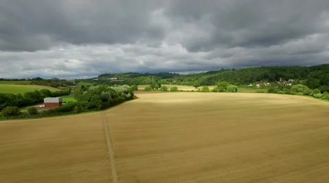 Rural Farming Shropshire United Kingdom Stock Footage