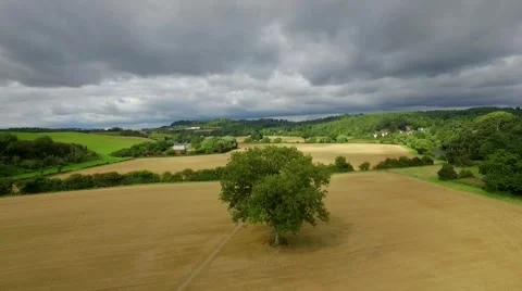 Rural Farming Shropshire United Kingdom Stock Footage