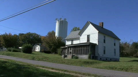 Rural House Stock Footage