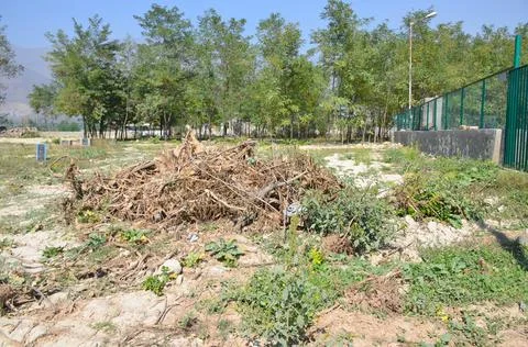 Rural india constructions roads paths etc Stock Photos