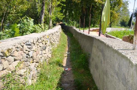 Rural india constructions roads paths etc Stock Photos