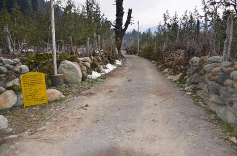 Rural india constructions roads paths etc Stock Photos