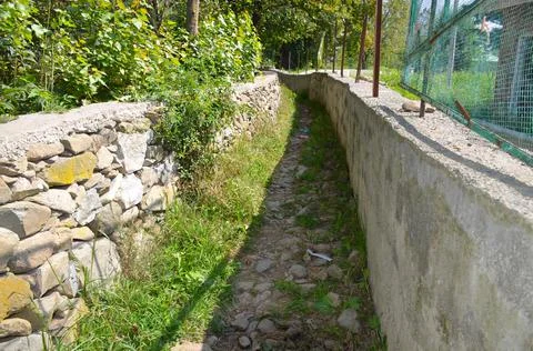 Rural india constructions roads paths etc Stock Photos