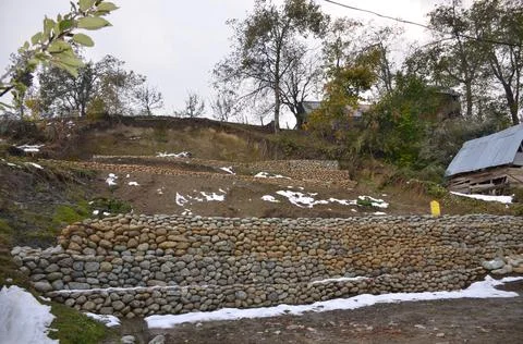 Rural india constructions roads paths etc Stock-Fotos