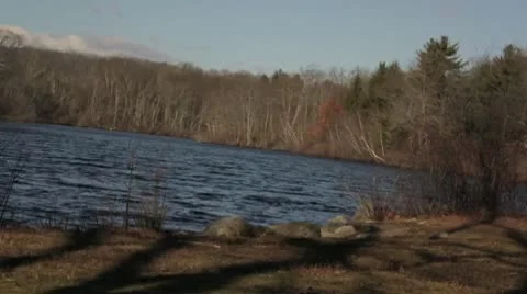 Rural Lake Stock Footage