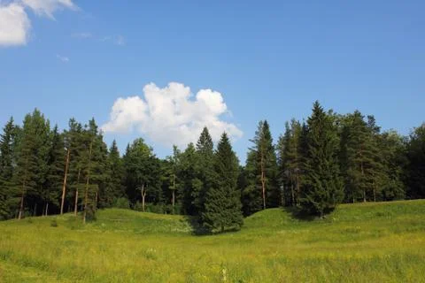 Rural landscape Stockfoto's