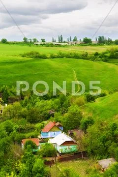 Rural landscape Stock Photos