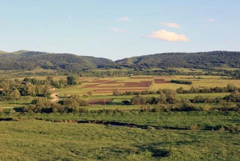 Rural landscape Stock Photos
