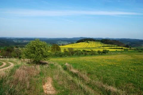 Rural landscape Stock Photos