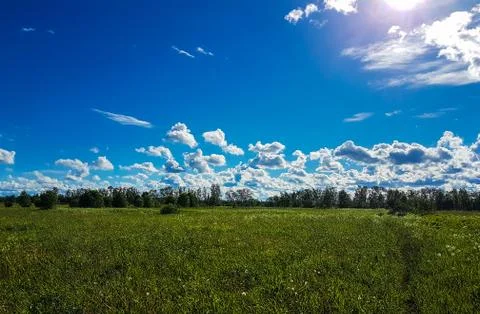 Rural landscape Stock Photos