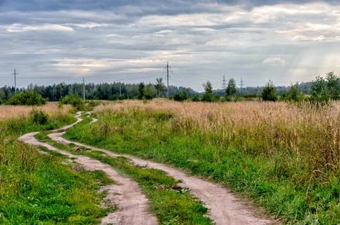 Rural landscape Stock Photos