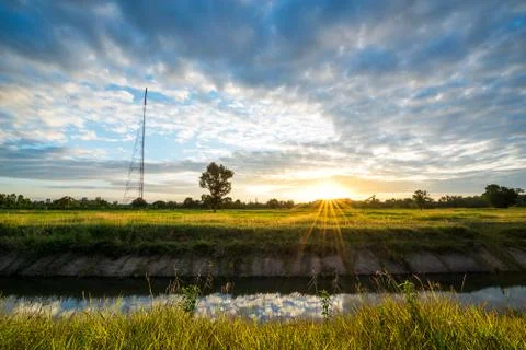 Rural landscape Stock Photos
