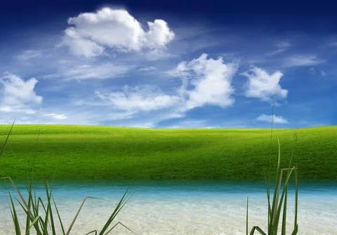 Rural landscape Stock Photos