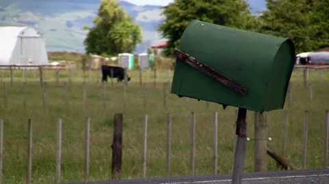 Rural Letterbox 01 Stock Footage