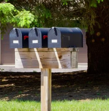 Rural Mail Boxes Stock Photos