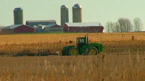 Rural Michigan Farms Stock Footage
