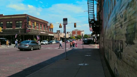 Rural Old Texas Town Stock Footage 242946905