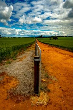 Rural Pathway to the Sky Stock Photos