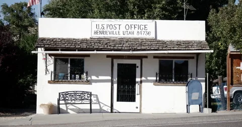 Rural Post Office Stock Footage 56035104