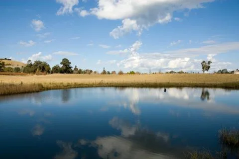 Rural reflections Foto stock
