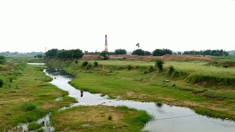 Rural River Landscape Stock Footage 111145963