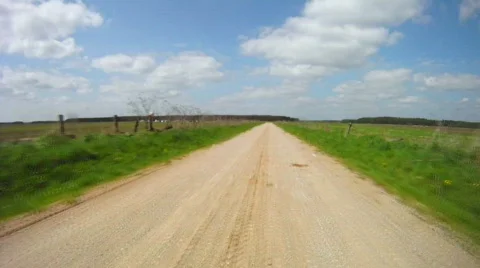 Rural road Stock Footage 712754
