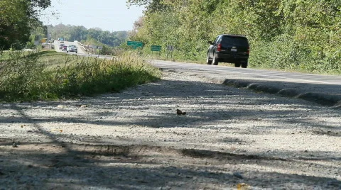 Rural road Stock Footage 861117