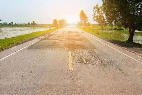 Rural road. Stock Photos