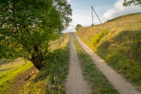 Rural road Stock Photos