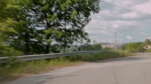 Rural roads of Italy Stockbeeldmateriaal 74463472