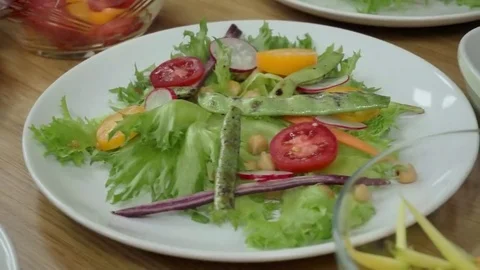 Rural salads Stock Footage 79507130
