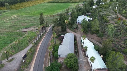 Rural Settlement in the Karoo, Western Cape Stock Footage 344328903