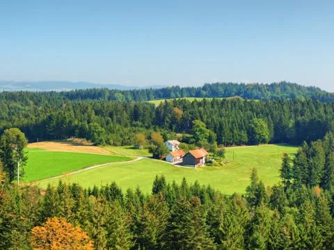 Rural settlement Stock Photos