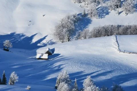 Rural settlement Stock Photos